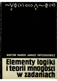 Elementy logiki i teorii mnogości w zadaniach