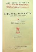 Liturgia horarum III
