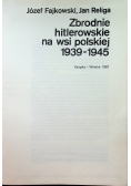 Zbrodnie hitlerowskie na wsi polskiej 1939 1945