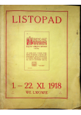 Listopad 1 22 XI 1918