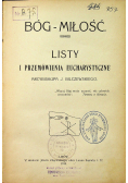 Bóg miłość Listy i przemówienia eucharystyczne  1913 r