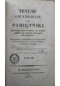 Tryumf Ewangielii albo pamiętniki Tom III 1830 r.
