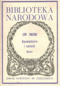 Tołstoj Opowiadania i nowele