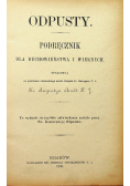Odpusty Podręcznik dla Duchowieństwa i wiernych 1890 r.