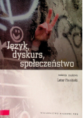 Język dyskurs społeczeństwo