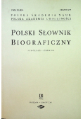 Polski słownik biograficzny Zeszyt 179