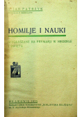 Homilje i nauki wygłaszane na prymarji w niedziele i święta 1935 r