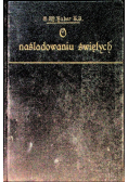 O naśladowaniu świętych 1928 r.