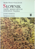 Słownik nazw miejscowych  dolnego ślaska