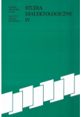 Studia Dialektologiczne IV