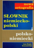 Bender Anna - Słownik niemiecko-polski i polsko-niemiecki