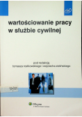 Wartościowanie pracy w służbie cywilnej