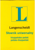 Słownik uniwersalny hiszpańsko polski polsko hiszpański