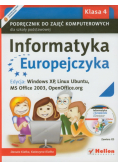 Informatyka Europejczyka 4 Podręcznik z płytą CD