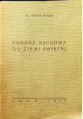 Podróż naukowa do ziemi świetej 1936r
