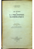 Les Etapes de la Philosophie mathematique