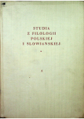 Studia z filologii polskiej i słowiańskiej 4