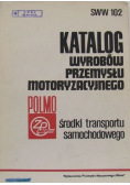 Katalog wyrobów przemysłu motoryzacyjnego