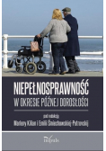 Niepełnosprawność w okresie późnej dorosłości