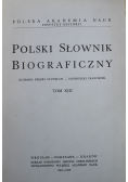 Polski słownik biograficzny Tom XIII
