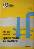 Koncepcje zasilania wód podziemnych