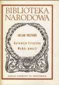 Sytuacje liryczne Wybór poezji