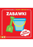 Kolorowanki z grubym obrysem Zabawki