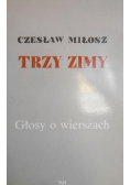 Trzy zimy głosy o wierszach