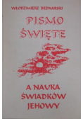 Pismo Święte a nauka świadków Jehowy