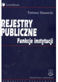 Rejestry publiczne Funkcje instytucji