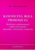 Kanoniczna rola proboszcza