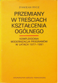 Przemiany w treściach kształcenia ogólnego