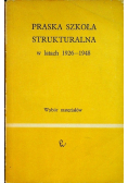 Praska szkoła strukturalna w latach 1926 1948