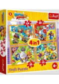 Puzzle 4w1 Super Zings Bohaterowie 4 TREFL