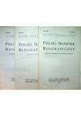 Polski słownik biograficzny 3 zeszyty