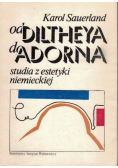 Od Diltheya do Adorna studia z estetyki niemieckiej