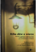 Kilka słów o wierze