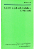 Gutes und schlechtes Deutsch