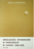 Mniejszości wyznaniowe w Bydgoszczy w latach 1920 1939