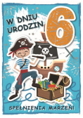 Karnet urodziny 6
