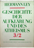 Geschichte der Aufklarung und des Atheismus Band 3 / 2