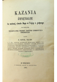 Kazania świętalne 1864 r.