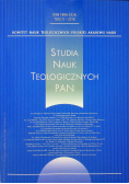 Studia nauk teologicznych PAN tom 11
