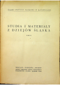 Studia i materiały z dziejów Śląska Tom IV