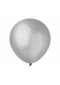 Balony Decomex metallic Silver 100szt