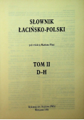 Słownik łacińsko polski Tom 2