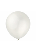 Balony Decomex metallic Pearl White 100szt