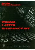 Wiedza i język informacyjny