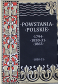 Powstania Polskie reprint z 1910 r.