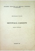 Motywacja zabójstw